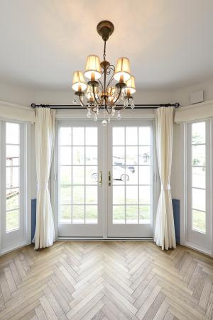 ヘリンボーン&フレンチドア