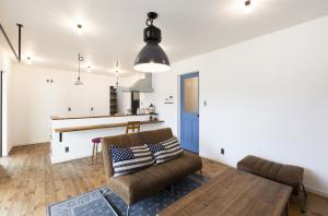 ブルックリンスタイルのリビングルーム