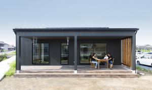 ブルックリンスタイルの平屋