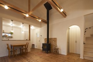 階段のあるロフト